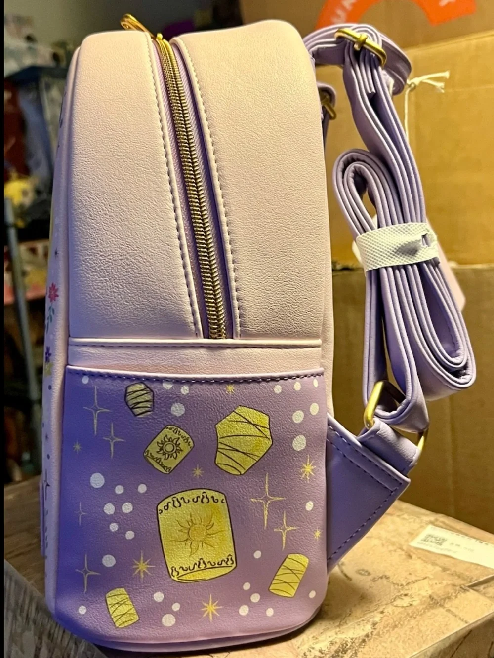 Loungefly Disney Tangled Rapunzel Art Doodles Miki Backpack